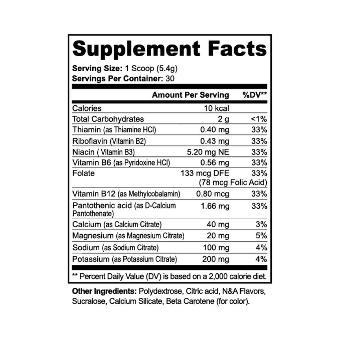 Hydration Powder (Lemonade)